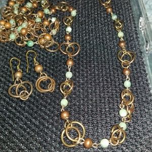 Vintage Necklace & Earrings Set